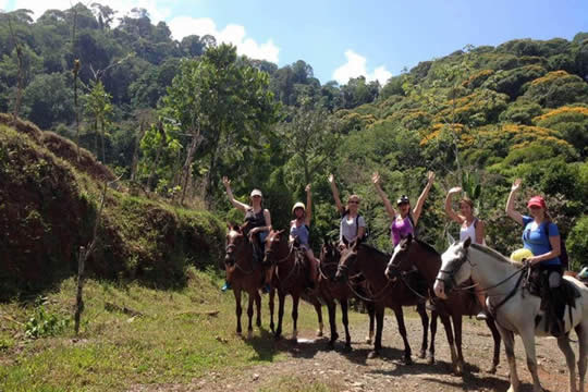 Horseback Riding in the Rainforest