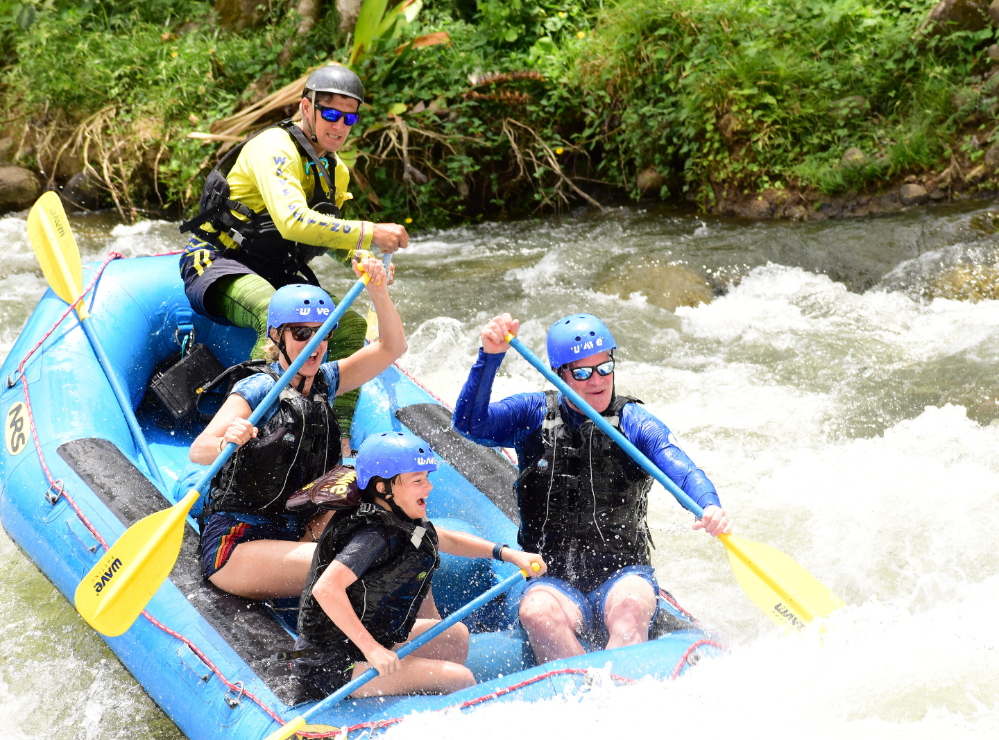 Balsa River Rafting (class II-III)