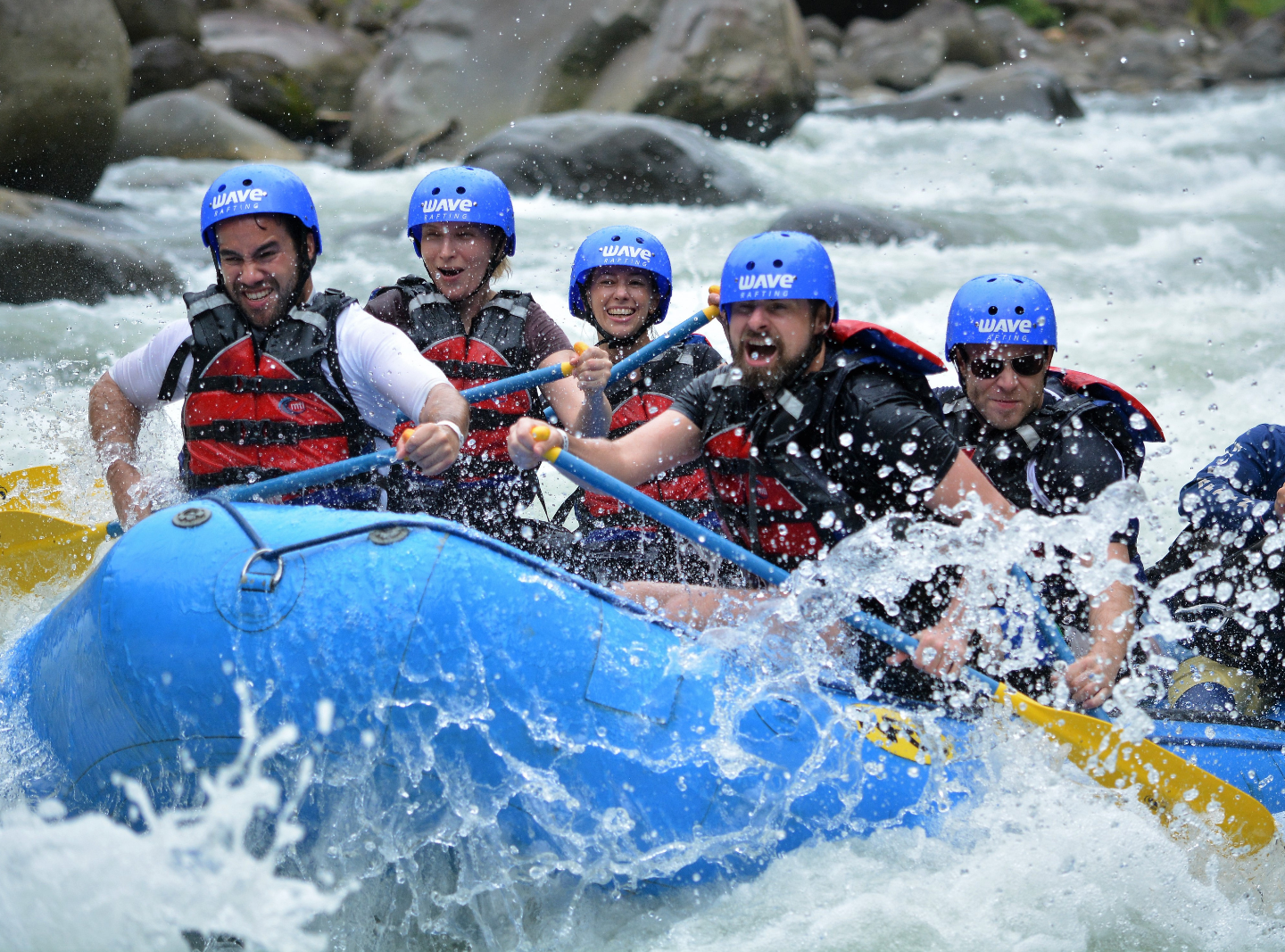 Balsa River Rafting (class II-III)