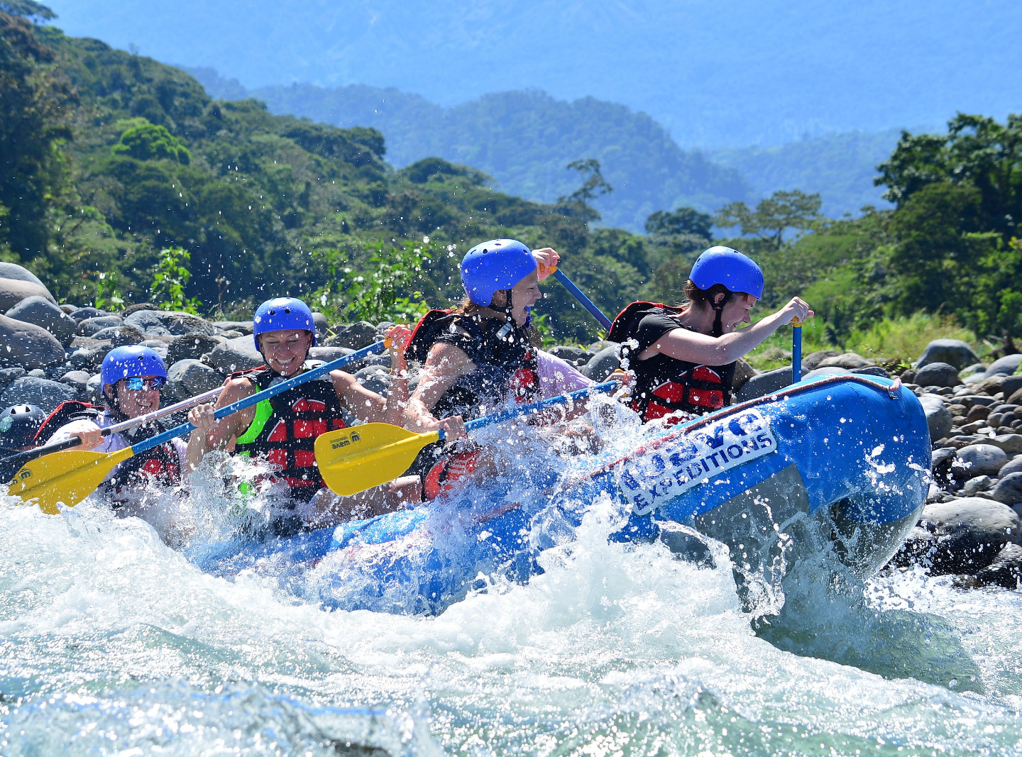 Balsa River Rafting (class II-III)
