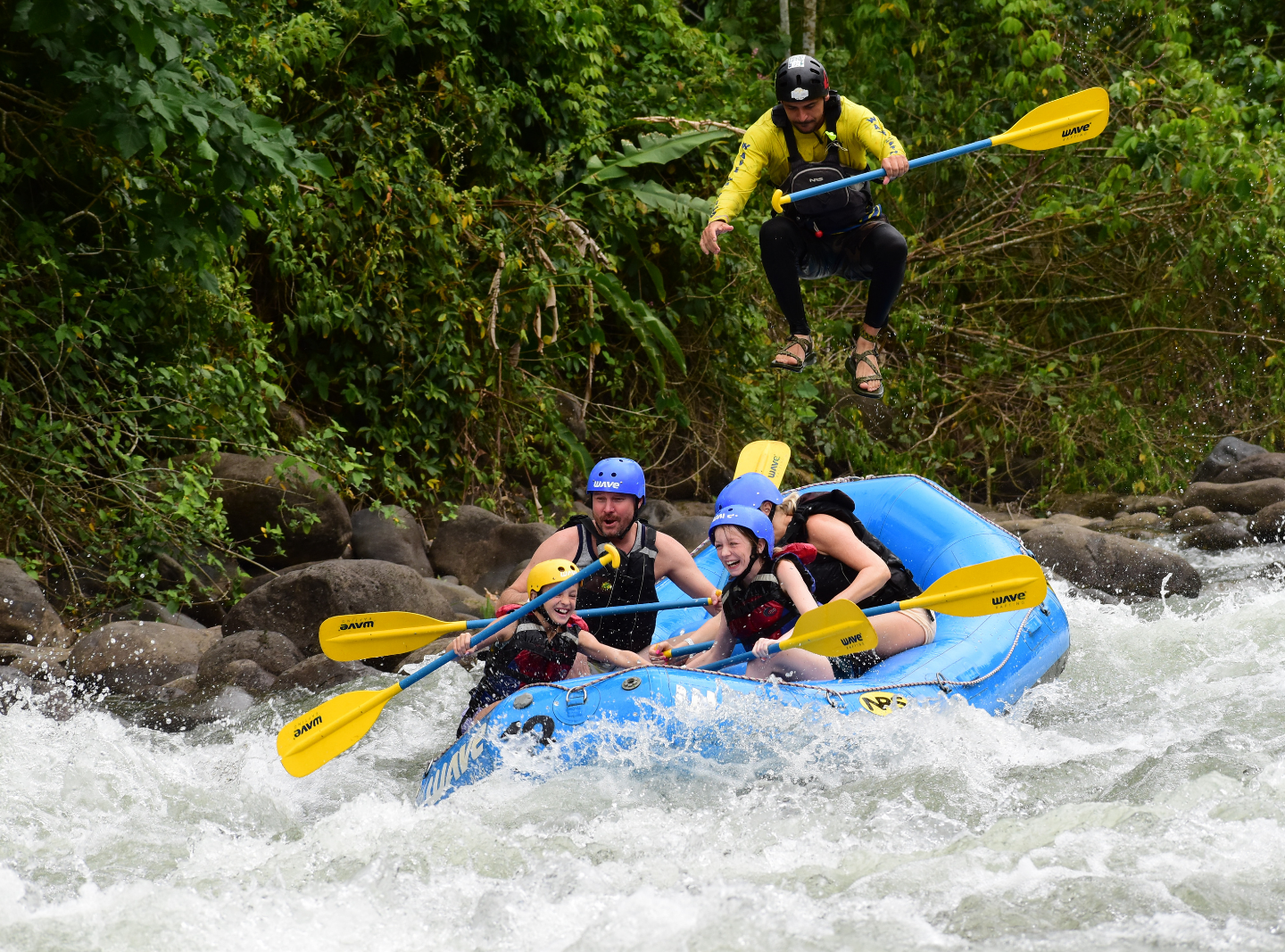 Balsa River Rafting (class II-III)